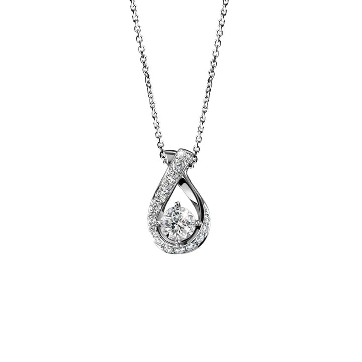 Mặt dây chuyền kim cương kèm dây Droplette Pendant Necklace with Chain